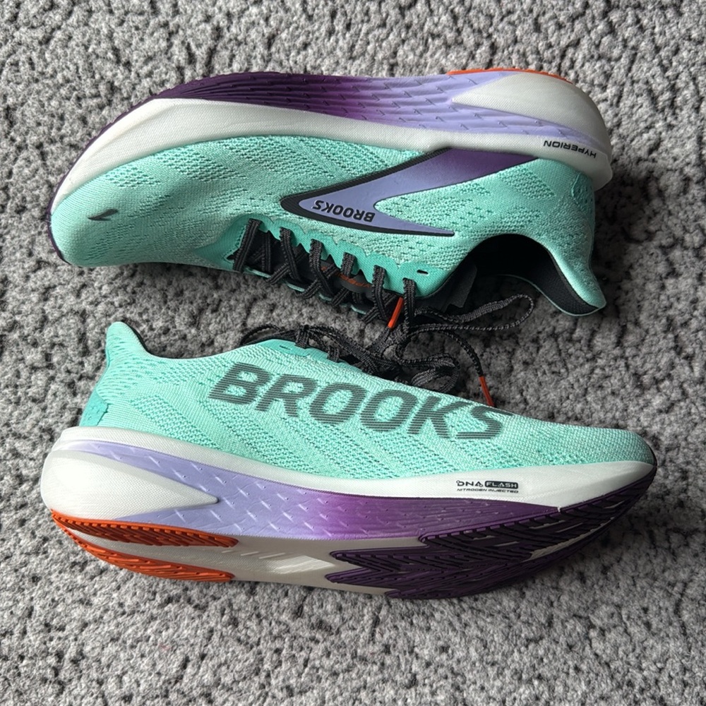 Women's Teal Running Shoes - Picture 6 of 11